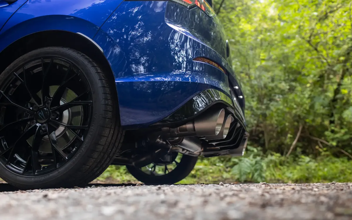 VW Golf R MK8/MK8.5 - 80mm Systems Non Valved with Titanium Tips (Race System - Loudest)
