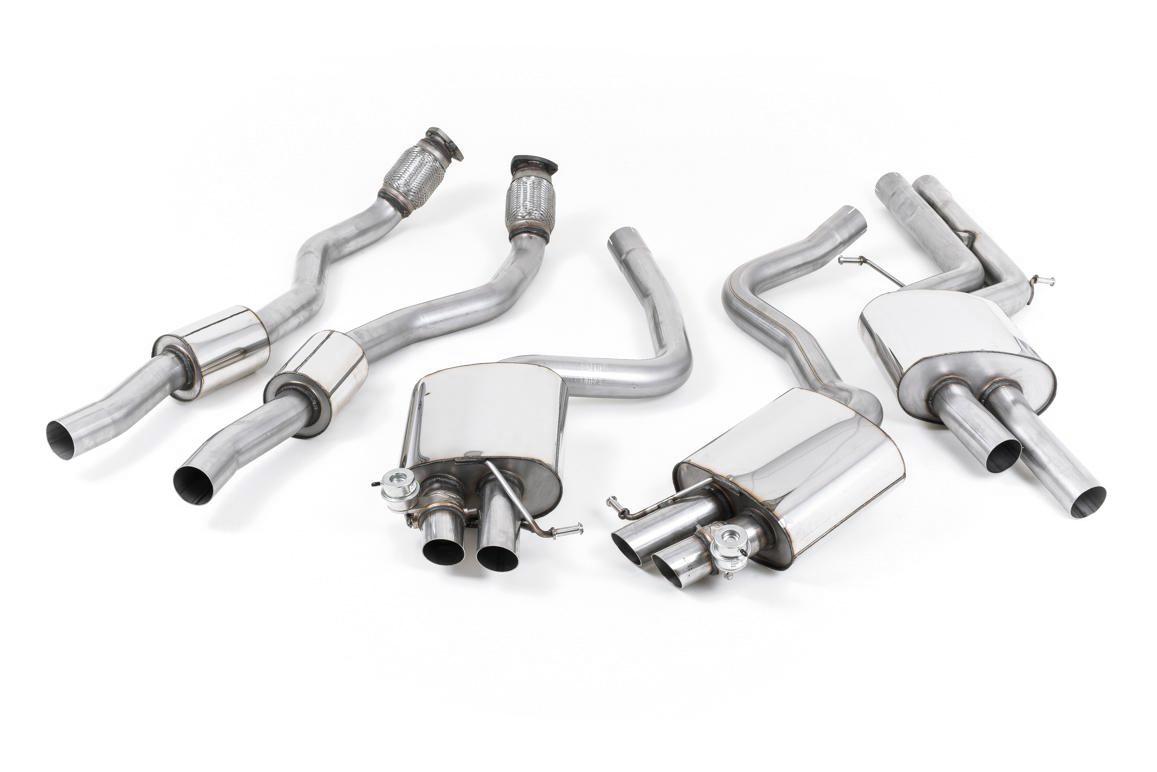 Audi RS4 B8 Avant - Resonated Cat-Back Exhaust System - Uses OE Trims Audi RS4 B8 Avant - Resonated Cat-Back Exhaust System - Uses OE Trims