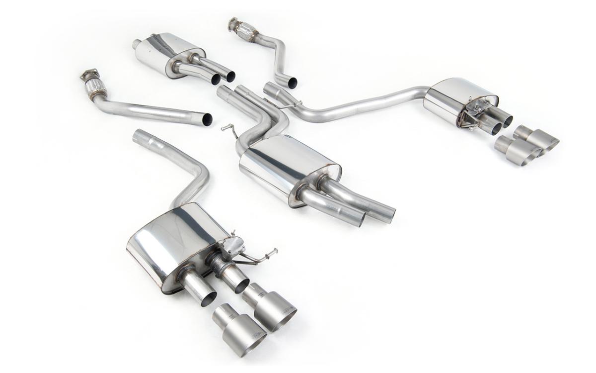 Audi SQ5 Supercharged - Cat-Back Exhaust System with Quad Titanium Trims