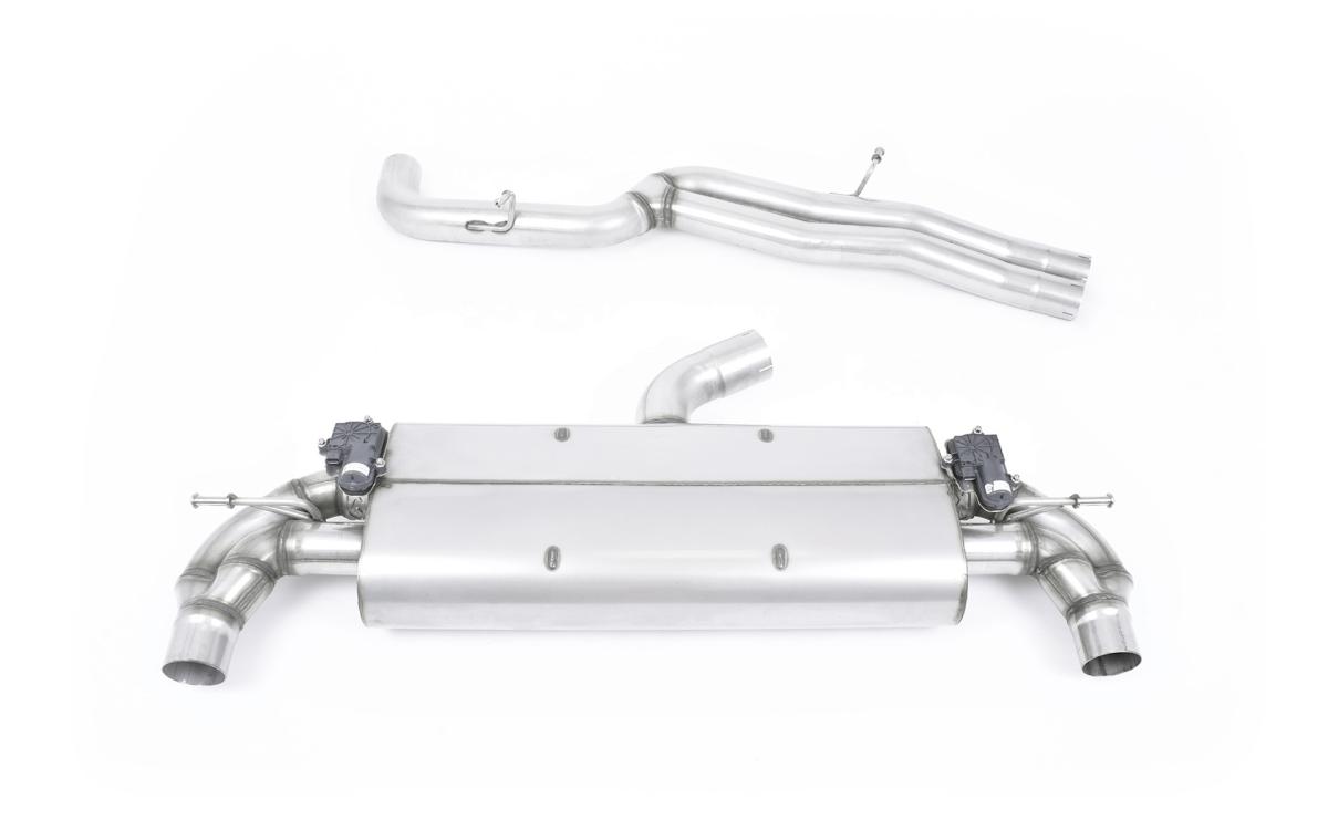 Audi TTRS MK3 Quattro - Non-Resonated (Louder) Cat-Back Exhaust System with Burnt Titanium Oval Trims Audi TTRS MK3 Quattro - Non-Resonated (Louder) Cat-Back Exhaust System with Burnt Titanium Oval Trims