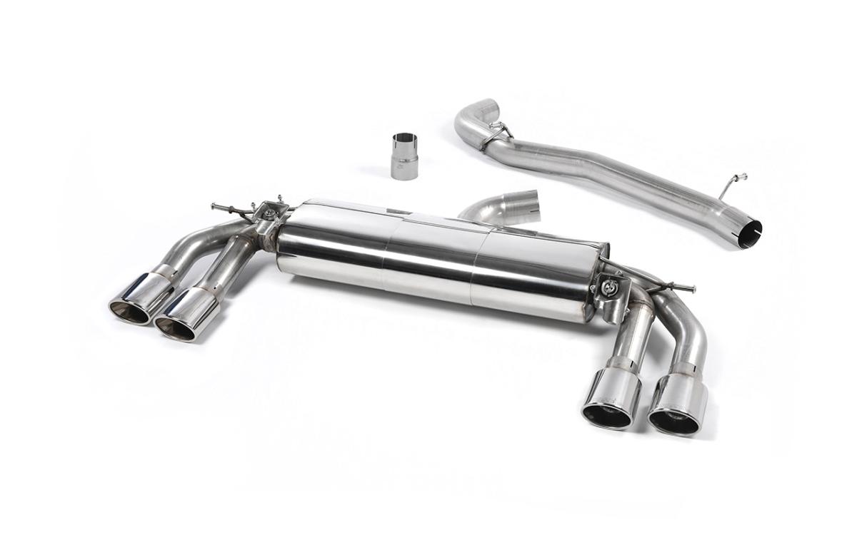 Audi TTS MK3 - Non-Resonated (Louder) Cat-Back Exhaust System with Polished Oval Tips
