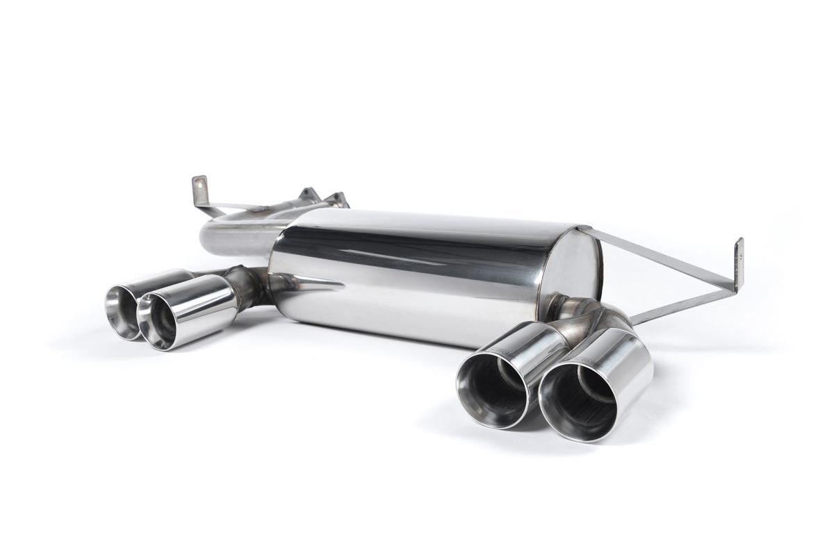 BMW E46 M3/M3 CSL - Rear Silencer with Quad Polished Trims