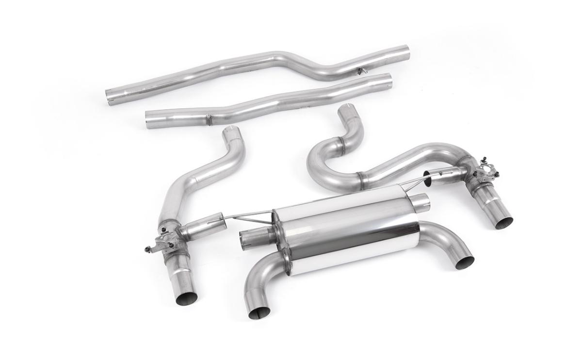 BMW F87 M2 Comp - Equal Length GPF/OPF Back Exhaust System with Quad GT-90 Burnt Titanium Trims - Loudest BMW F87 M2 Comp - Equal Length GPF/OPF Back Exhaust System with Quad GT-90 Burnt Titanium Trims - Loudest