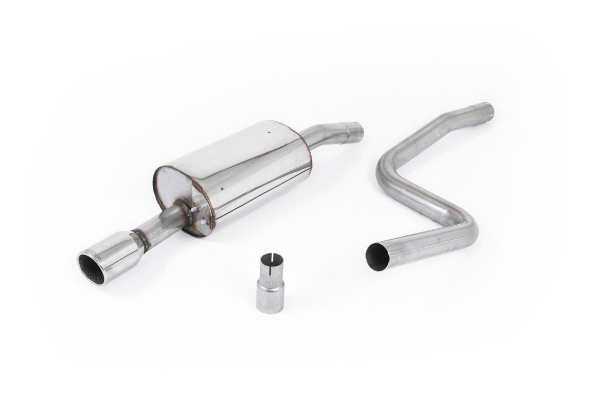 Ford Fiesta MK6 Zetec-S - Non-Resonated Cat-Back Exhaust System - ST150 Rear Valance