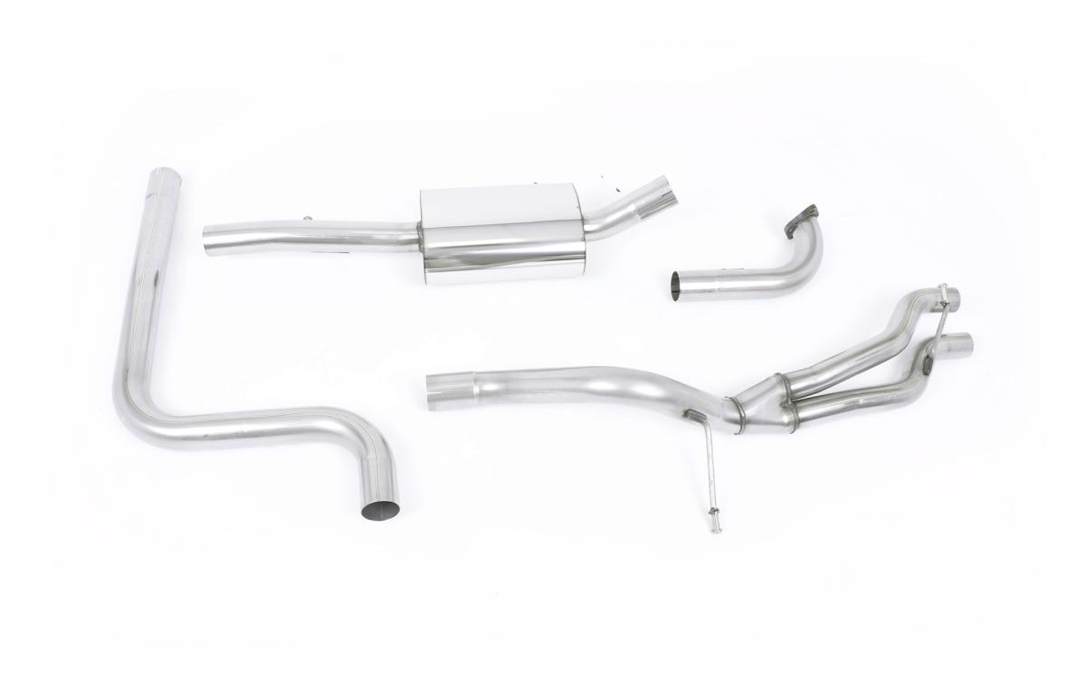 Ford Fiesta MK7/7.5 Ecoboost 1.0T - Road+ Cat-Back Exhaust System with Burnt Titanium Tips