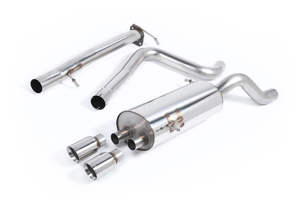 Ford Fiesta MK7/7.5 ST 1.6 - Non-Resonated (Louder) Cat-Back Race Exhaust System with Polished Tips