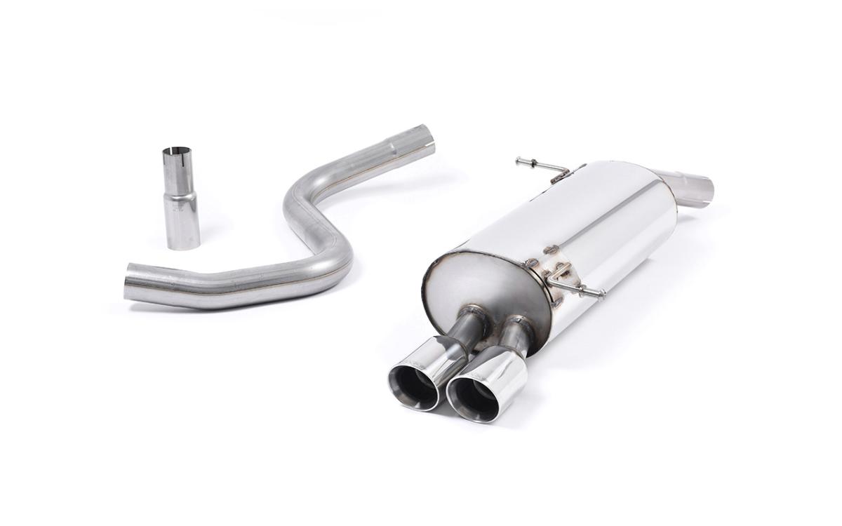 Ford Fiesta MK7 Duratec & Zetec-S - Front Pipe-Back System with Twin 80mm GT80 Trims (For OE Downpipe and Cat)