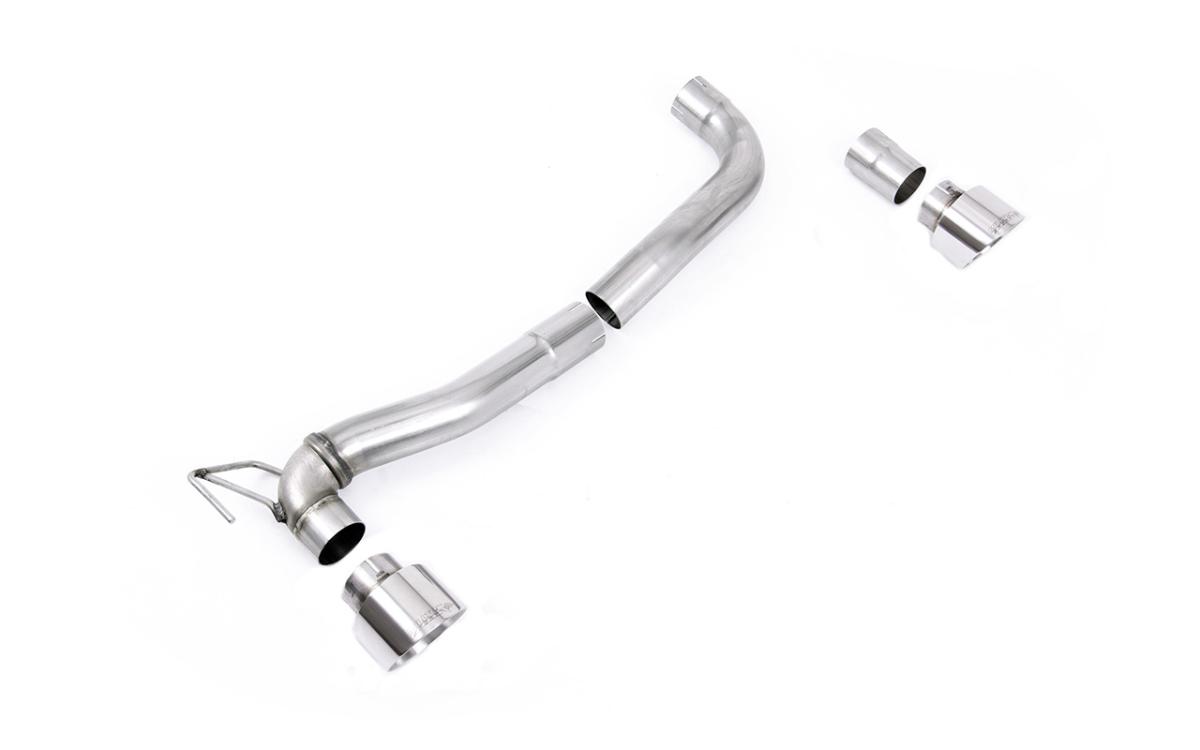 Ford Fiesta MK8/8.5 ST 1.5 - Maxton Designs Dual Outlet Upgrade Kit with GT-100 Polished Trims Ford Fiesta MK8/8.5 ST 1.5 - Maxton Designs Dual Outlet Upgrade Kit with GT-100 Polished Trims