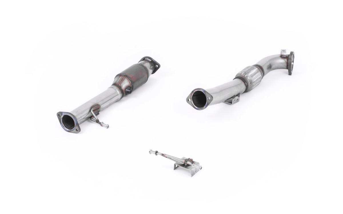 Ford Focus MK2 ST 225 - Large Bore Downpipe with Hi-Flow Sports Catalyst (For Milltek 2.75" Cat-Back) Ford Focus MK2 ST 225 - Large Bore Downpipe with Hi-Flow Sports Catalyst (For Milltek 2.75" Cat-Back)