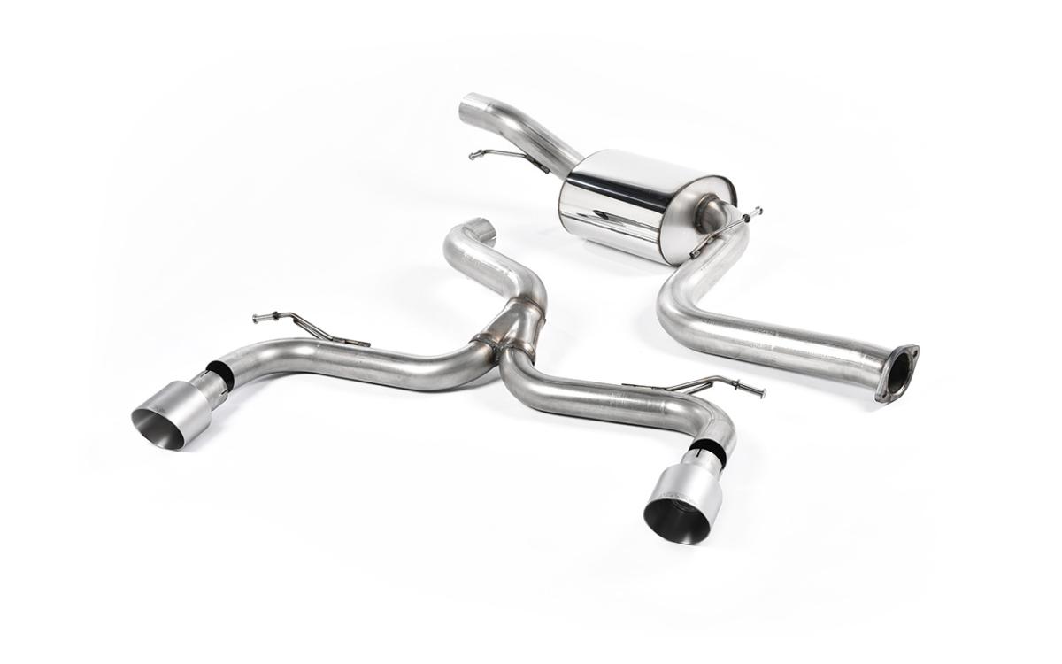 Ford Focus MK2 ST 225 - Non-Resonated (Louder) Cat-Back Race Exhaust System with Titanium GT-100 Trims Ford Focus MK2 ST 225 - Non-Resonated (Louder) Cat-Back Race Exhaust System with Titanium GT-100 Trims