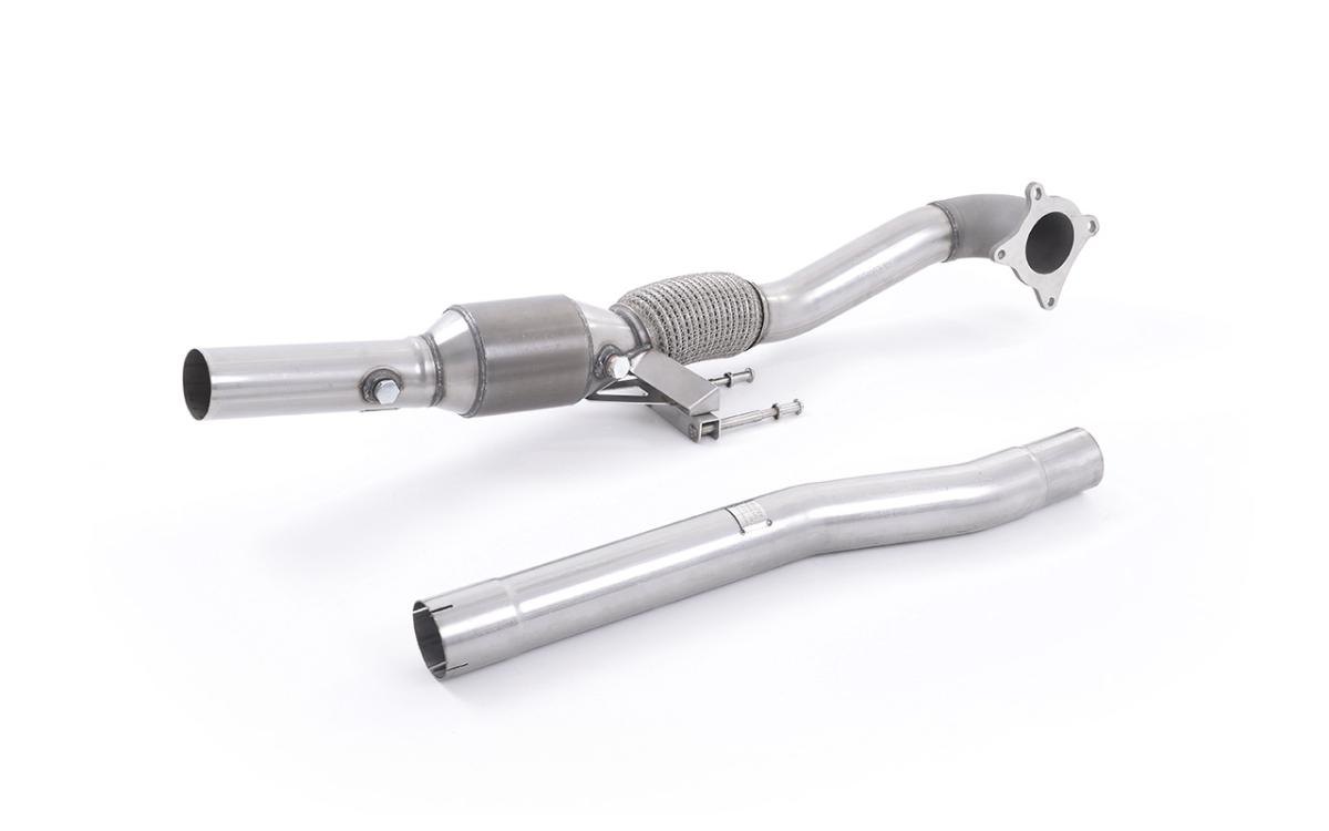Large Bore Cast Downpipe with Race Cat (For Milltek Cat-back) (Audi/Seat/Skoda/VW) Large Bore Cast Downpipe with Race Cat (For Milltek Cat-back) (Audi/Seat/Skoda/VW)