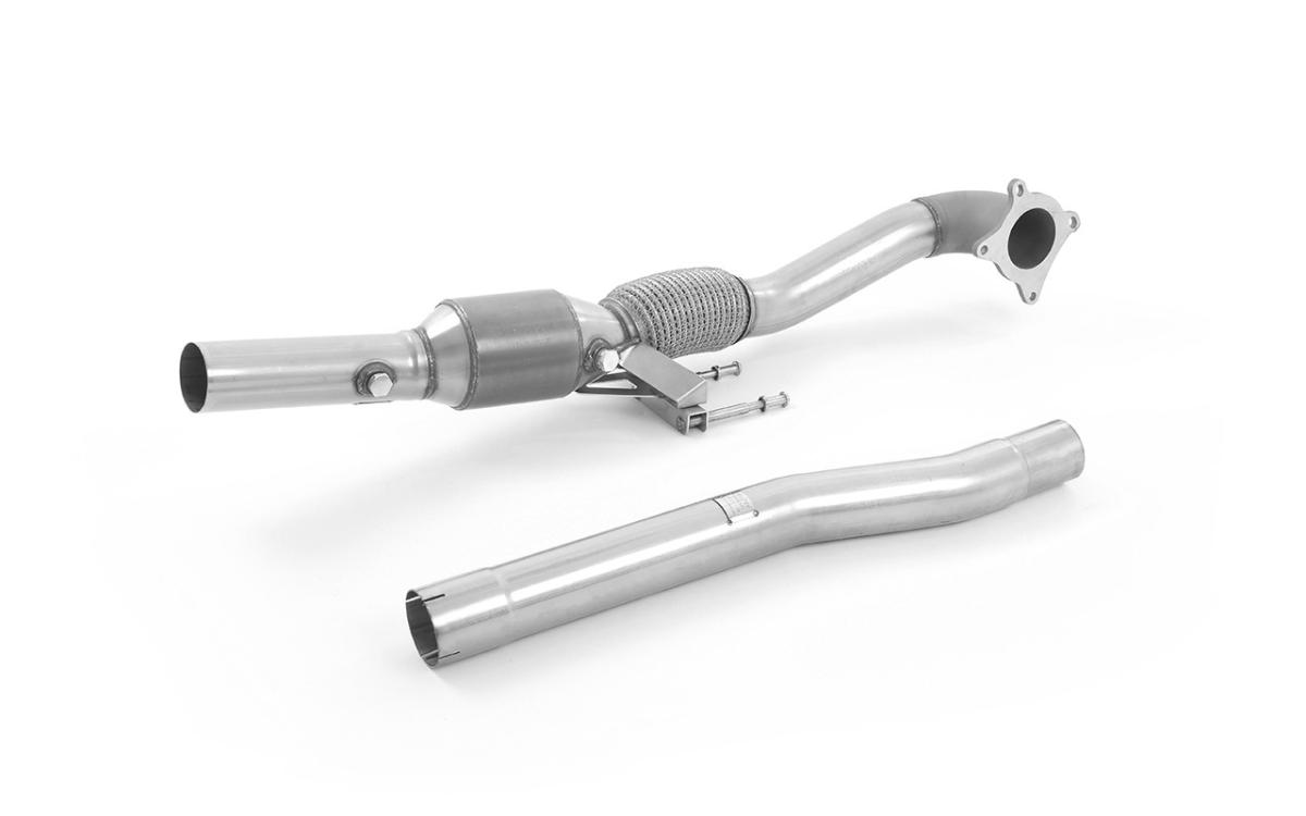 Large Bore Downpipe with HJS Hi-Flow Sports Catalyst (For Milltek Cat-Back) (Audi/Seat/Skoda/VW) Large Bore Downpipe with HJS Hi-Flow Sports Catalyst (For Milltek Cat-Back) (Audi/Seat/Skoda/VW)