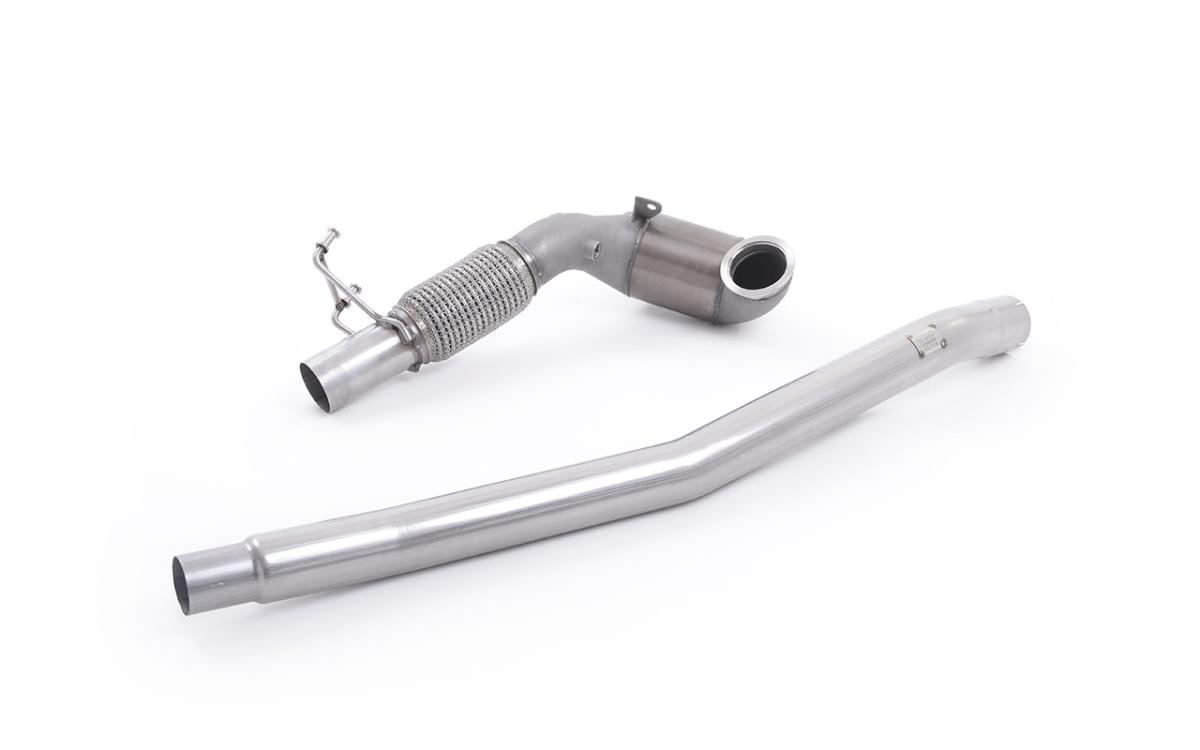Large Bore Downpipe with Hi-Flow Sports Catalyst - For OE Cat-Back (Audi/Seat/VW) Large Bore Downpipe with Hi-Flow Sports Catalyst - For OE Cat-Back (Audi/Seat/VW)