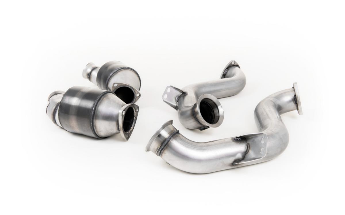 Mercedes C63/C63S W205 & E63S AMG - Large Bore Dowpipe with Hi