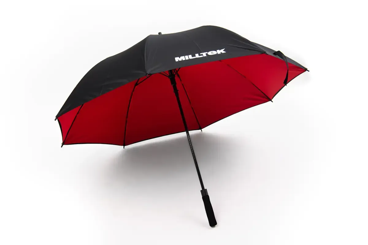 Milltek Black & Red Umbrella Milltek Black & Red Umbrella