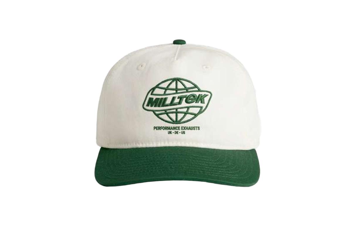 Milltek Neutral/Forest Embroidery Cap (3D Puff Globe)