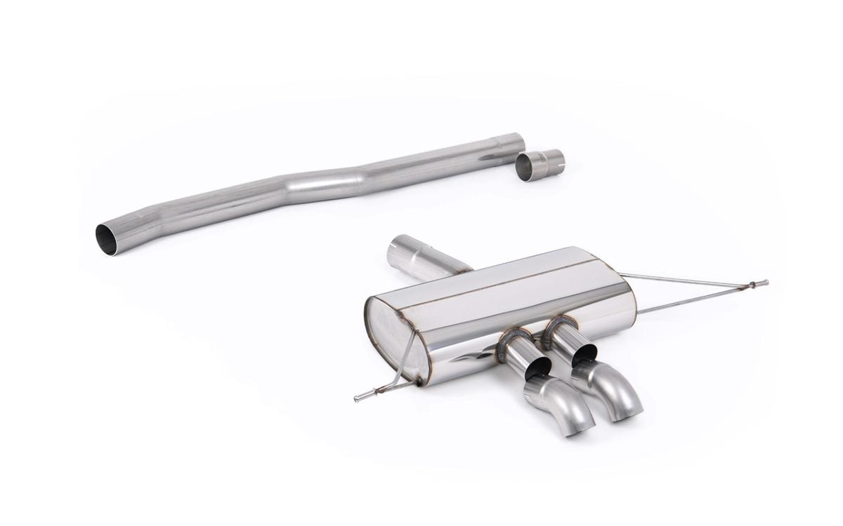 Mini Cooper S F66 - Non-Resonated (louder) OPF/GPF Back System with OE Style Downturn Tips - For Standard Diffuser Mini Cooper S F66 - Non-Resonated (louder) OPF/GPF Back System with OE Style Downturn Tips - For Standard Diffuser