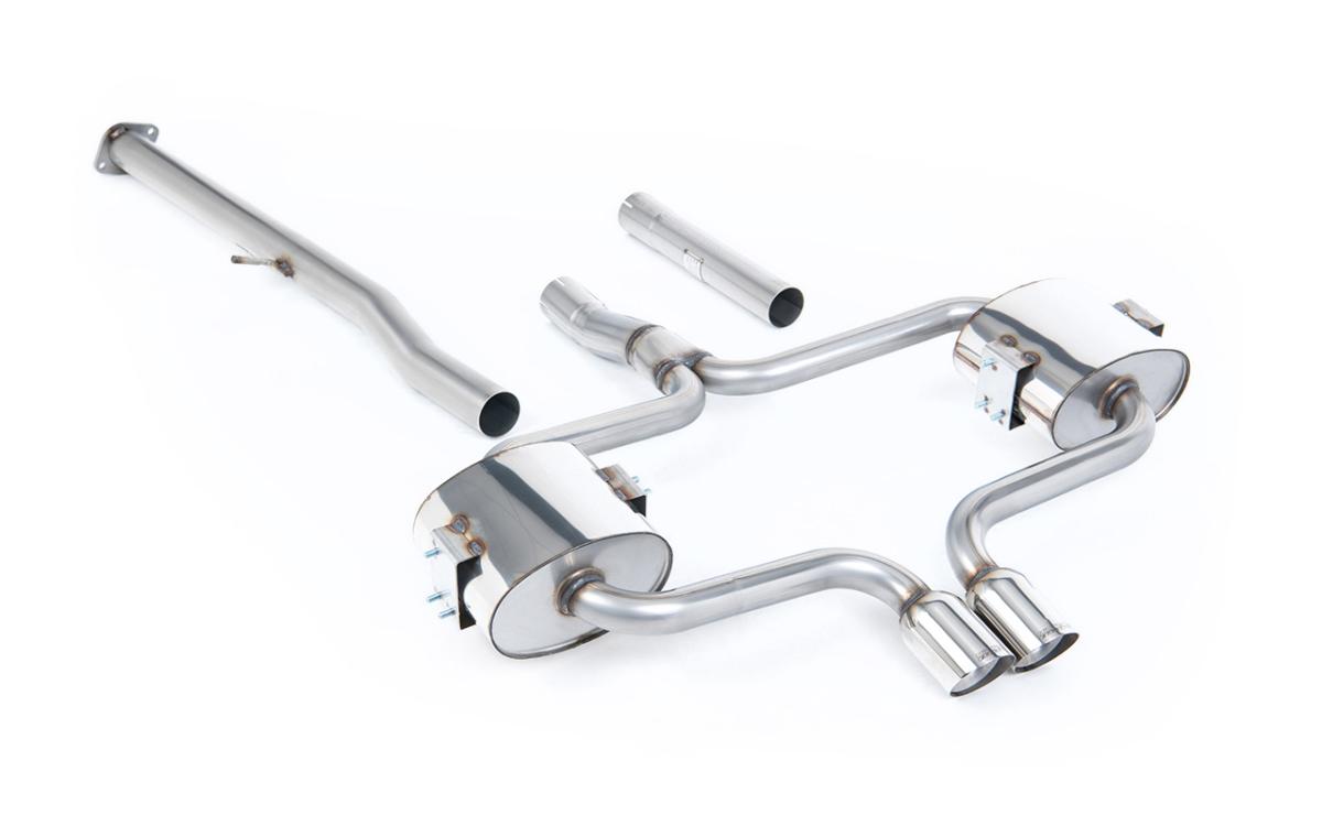 Mini Cooper S R52 - Non-Resonated (Louder) Cat-Back Exhaust System with Polished Trims Mini Cooper S R52 - Non-Resonated (Louder) Cat-Back Exhaust System with Polished Trims