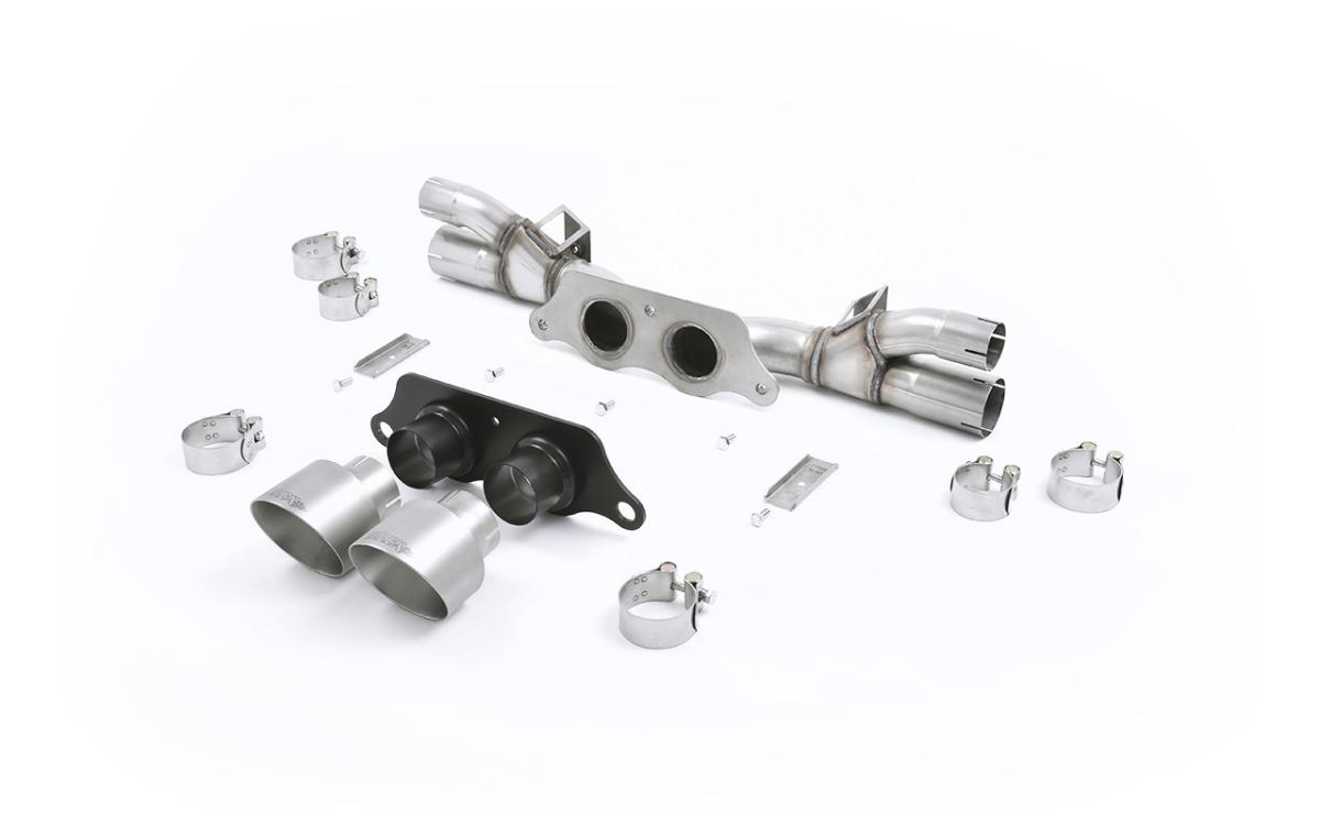 Porsche 991.1/991.2 GT3 & GT3 RS - Cat-Back Exhaust System with Titainium GT-100 Trims