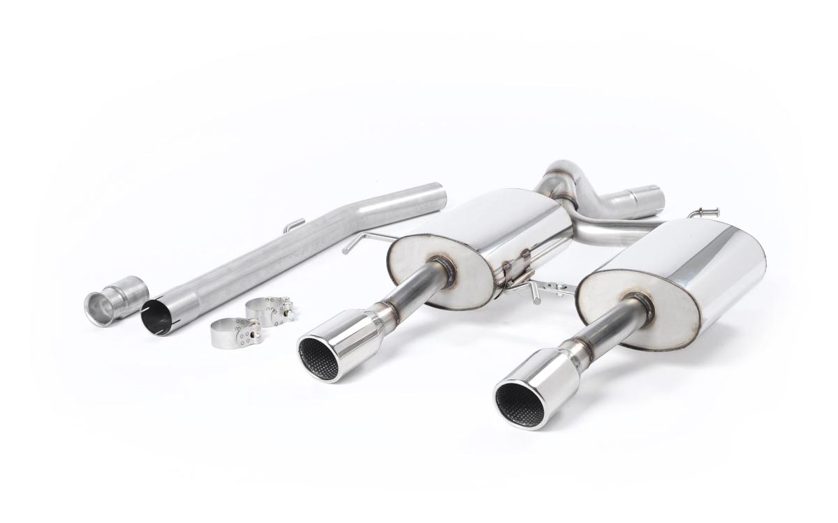Renault Clio 182 2.0 16V - Non-Resonated (Louder) Cat-Back Exhaust System with Dual Polished Trims