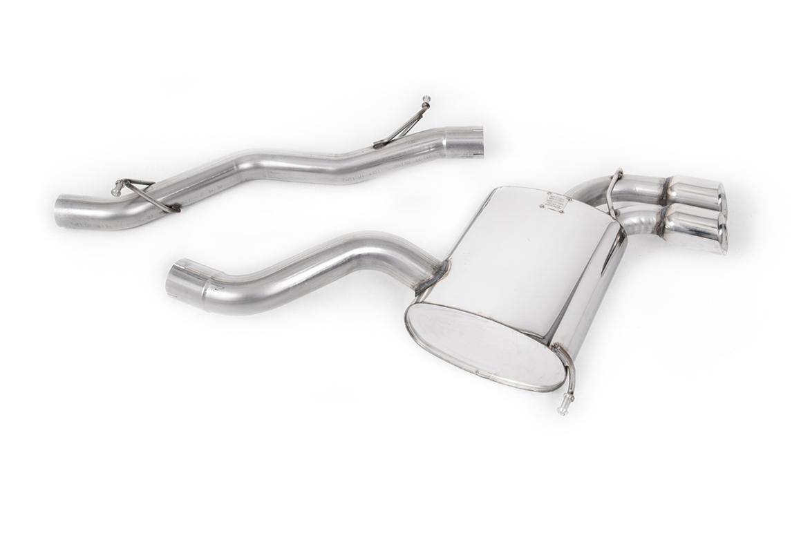 Audi A3 (8P) Milltek Cat-Back Exhaust System Polished Tip - Eldens Autobahn
