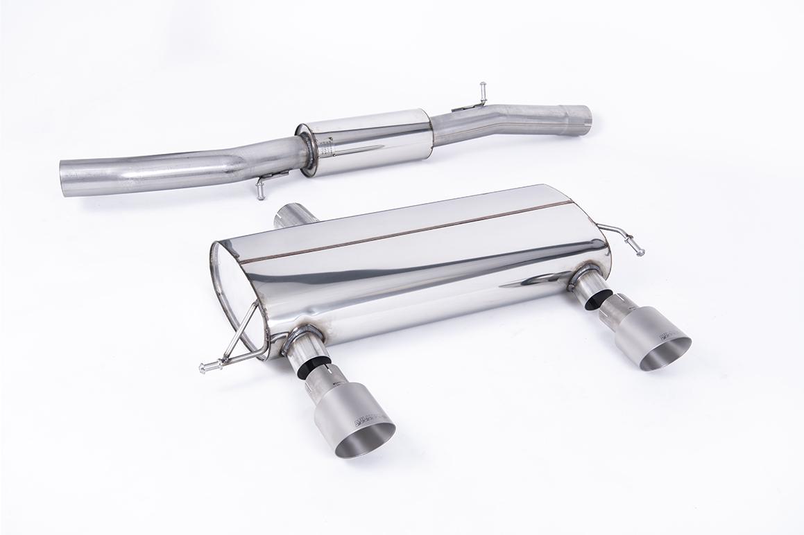 Audi TT MK1 225 Quattro - Resonated (Quieter) Cat-Back Race Exhaust System with Titanium GT100 Trims  (For the 225 Model Only)