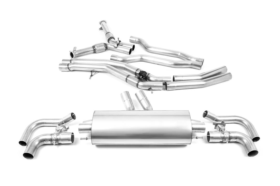 Audi RSQ8 - Non-Resonated (Louder) OPF Back Exhaust - Uses OE Trims Audi RSQ8 - Non-Resonated (Louder) OPF Back Exhaust - Uses OE Trims