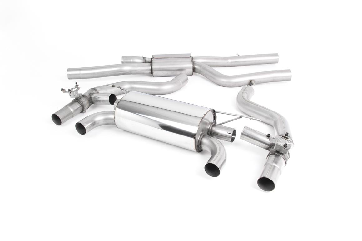 BMW F87 M2 Comp - GPF/OPF-Back Exhaust System with Quad GT-90 Titanium Trims