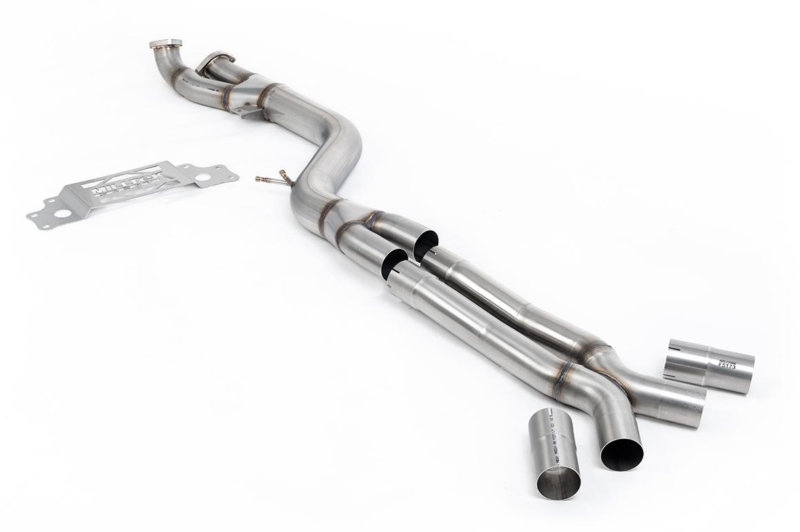 BMW G87 M2 - 4" OPF/GPF Bypass Single Pipe 102mm - with X-Pipe to Milltek Axle Back Only BMW G87 M2 - 4" OPF/GPF Bypass Single Pipe 102mm - with X-Pipe to Milltek Axle Back Only
