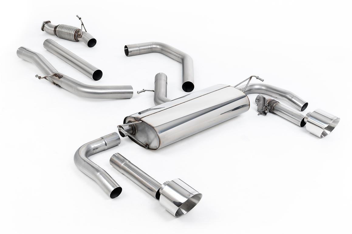 Hyundai/Kia Elantra N - Non Resonated Valved Cat-back with Polished Trims