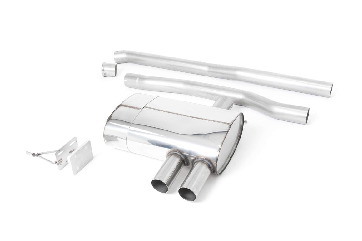 Mini Cooper S/JCW F56 - Non-Resonated (Louder) Cat-Back Exhaust System with GPF Bypass with Carbon JET-90 Trims Mini Cooper S/JCW F56 - Non-Resonated (Louder) Cat-Back Exhaust System with GPF Bypass with Carbon JET-90 Trims