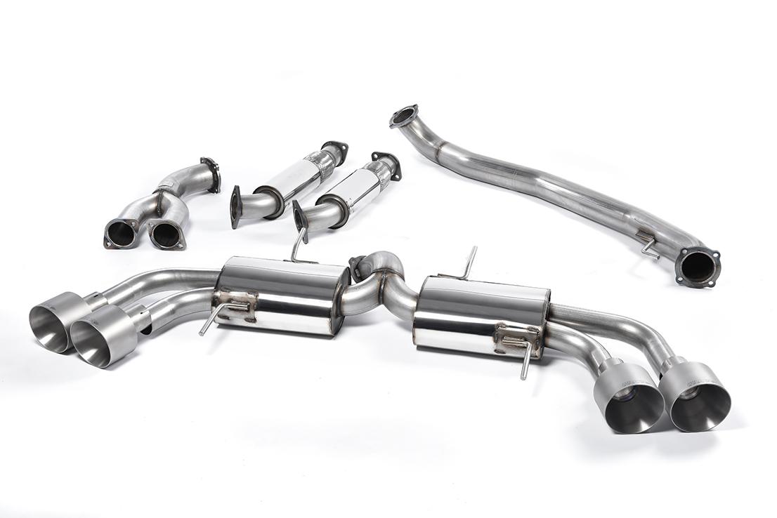 Nissan GT-R R35 - Primary Cat-Back 90MM Exhaust Systems with Titanium Tips Nissan GT-R R35 - Primary Cat-Back 90MM Exhaust Systems with Titanium Tips