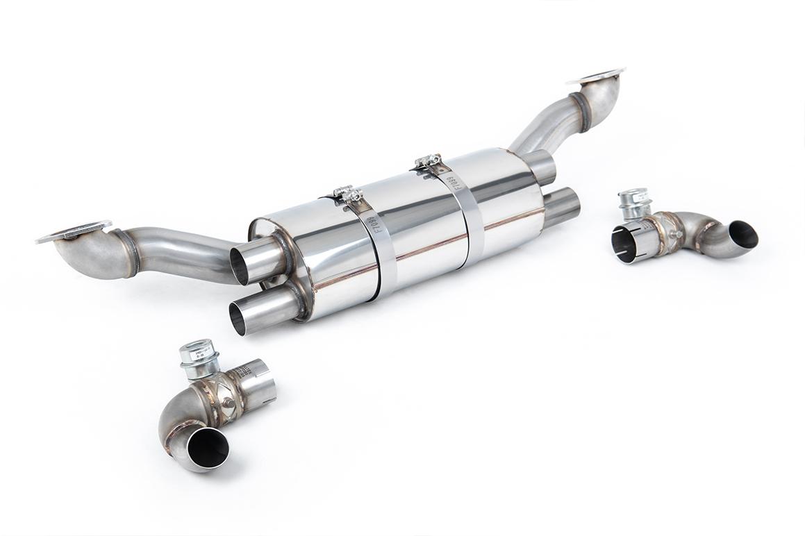 Porsche 911 991.1 3.8L - Rear Silencer Fits to OE Side Silencers and with OE Tips