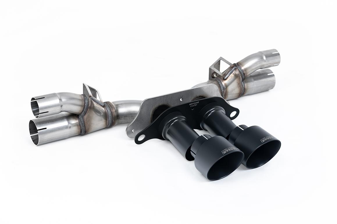 Porsche 991.2 GT3 & GT3 RS - Rear Silencer Bypass with Cerakote Black Trims Porsche 991.2 GT3 & GT3 RS - Rear Silencer Bypass with Cerakote Black Trims