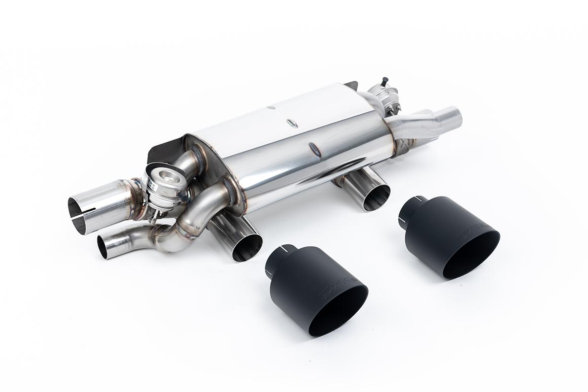 Porsche 991.2 3.0 T/S/GTS - Rear Silencer with Cerakote Black Tips Porsche 991.2 3.0 T/S/GTS - Rear Silencer with Cerakote Black Tips