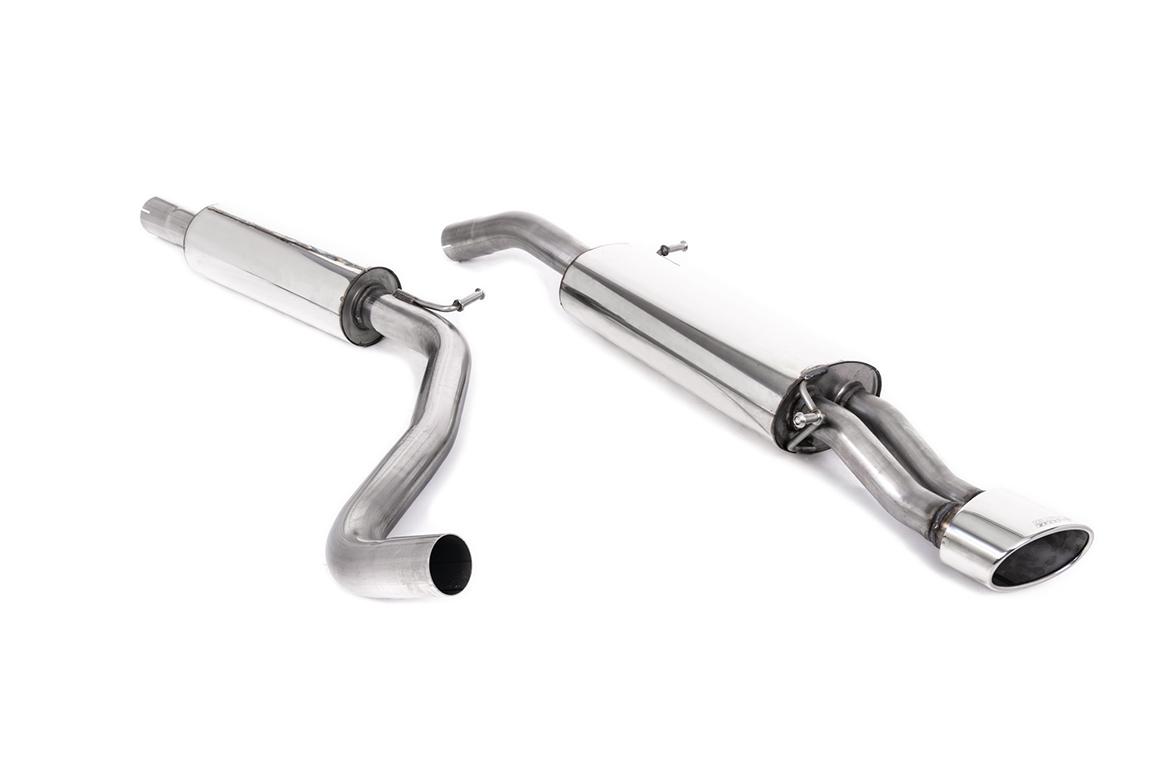 Seat Ibiza 1.9 TDI/1.8 20VT - Resonated (Quieter) Cat-Back Exhaust System with Polished Oval Trim (For Facelift Cars)