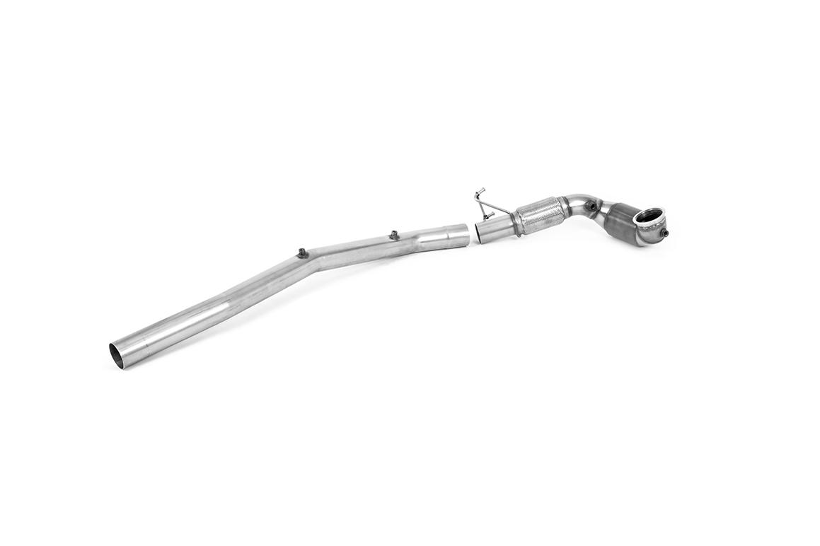 Large Bore Downpipe & Hi Flow Sports Cat - For Milltek Cat Back (Golf Mk8 R/Audi S3 8Y) Large Bore Downpipe & Hi Flow Sports Cat - For Milltek Cat Back (Golf Mk8 R/Audi S3 8Y)
