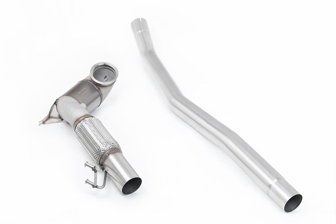 VW Arteon 2.0 TSI (USA Non Valved/Downturn Tips) - Large Bore Downpipe and Hi-Flow Sports Cat (For Milltek Cat-Back) VW Arteon 2.0 TSI (USA Non Valved/Downturn Tips) - Large Bore Downpipe and Hi-Flow Sports Cat (For Milltek Cat-Back)