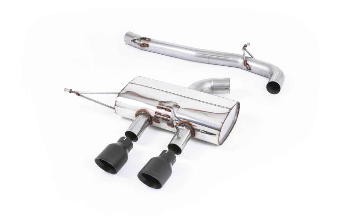 VW Golf R Mk6 - Non-Resonated (Quieter) Cat-Back Race Exhaust System with Cerakote Black Tips VW Golf R Mk6 - Non-Resonated (Quieter) Cat-Back Race Exhaust System with Cerakote Black Tips