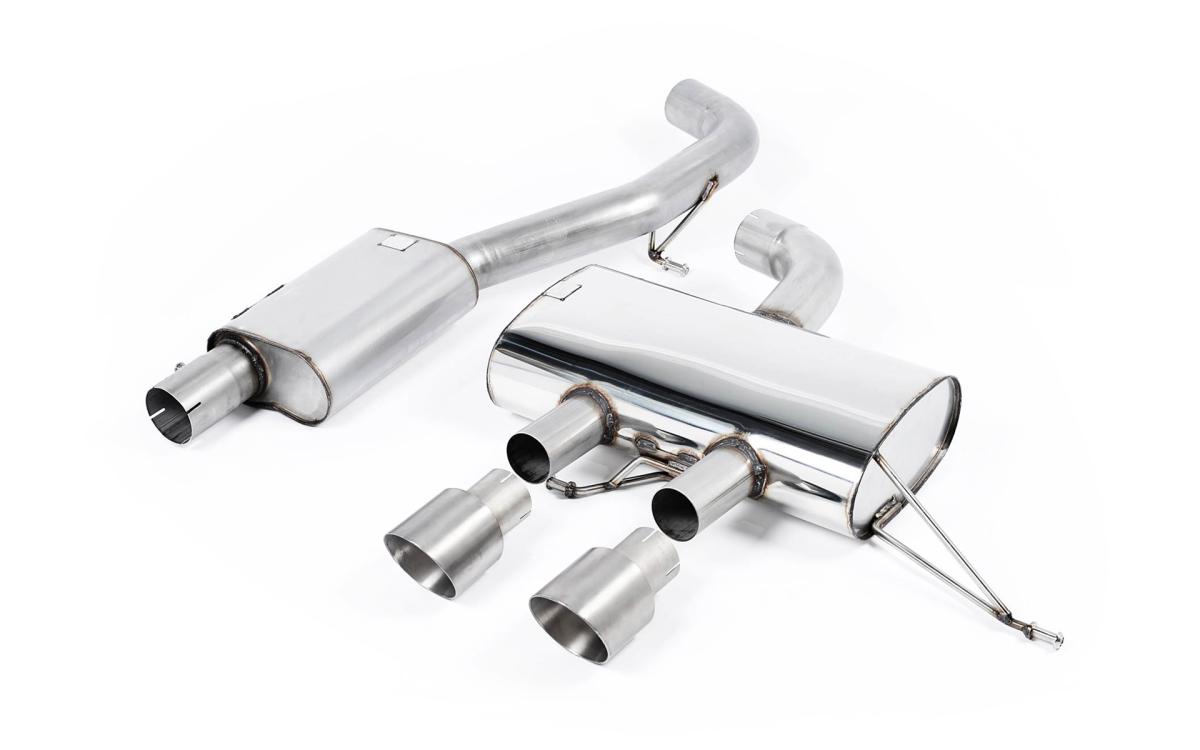VW Golf R Mk6 - Resonated (Quieter) Cat-Back Race Exhaust System VW Golf R Mk6 - Resonated (Quieter) Cat-Back Race Exhaust System