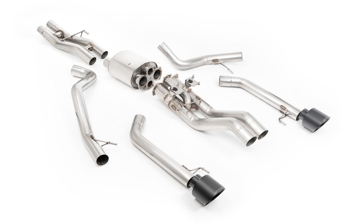 Ford F150 Raptor R V8 Supercharged (Gen 3) - Valved Cat-Back System with Cerakote Black Tips Ford F150 Raptor R V8 Supercharged (Gen 3) - Valved Cat-Back System with Cerakote Black Tips