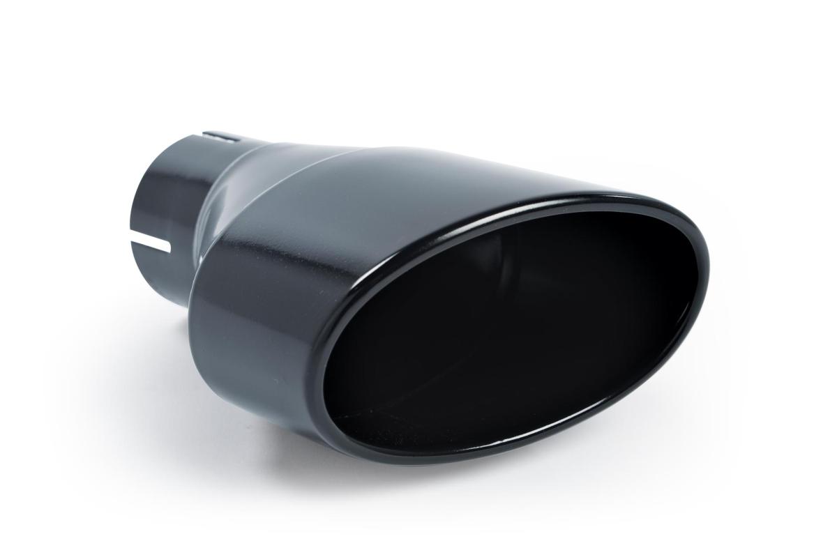 Cerakote Black Jet (oval) 118 x 83 Exhaust Tip - MSTIP160 | MSTIP160
