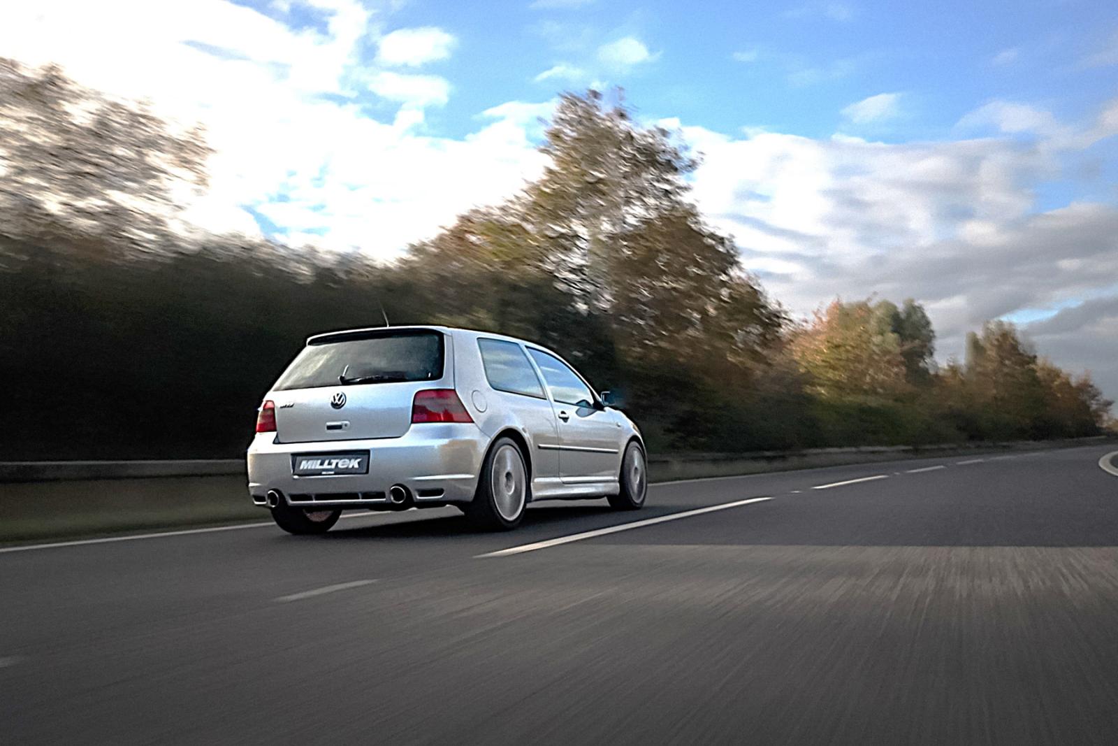 Milltek Classic updates the flawless Volkswagen Golf Mk4 R32 performance exhaust Milltek Classic updates the flawless Volkswagen Golf Mk4 R32 performance exhaust