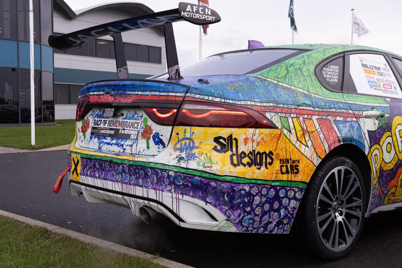 Race of Remembrance debut for the Jaguar XF with a Milltek performance exhaust