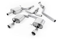 Audi A5 2.0 TFSI - Cat-Back Exhaust System with Polished Dual Outlet Trims