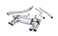 BMW F87 M2 - Cat-Back Exhaust System with Polished GT-90 Trims