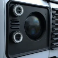 Glohh GL-2 Defender Front Lights - Clear (1990 - 2016)