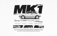 Milltek Tee White (VW Golf Mk1) - Medium