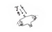 Mini Cooper S R53 - Full Resonated (Quieter) Exhaust System with Hi-Flow Sports Catalyst & Polished Trims