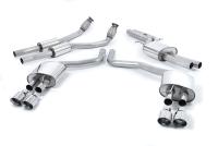 Audi S6 C7/S7 Sportback - Resonated (Quieter) Cat-Back Exhaust System with Polished Tips
